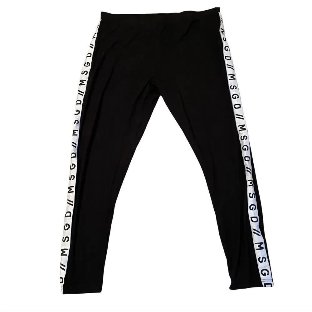Misguided Plus Size Lounge Leggings NWT Black